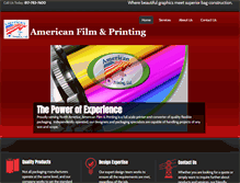 Tablet Screenshot of americanfilmandprinting.com